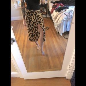 Leopard Sarong Skirt